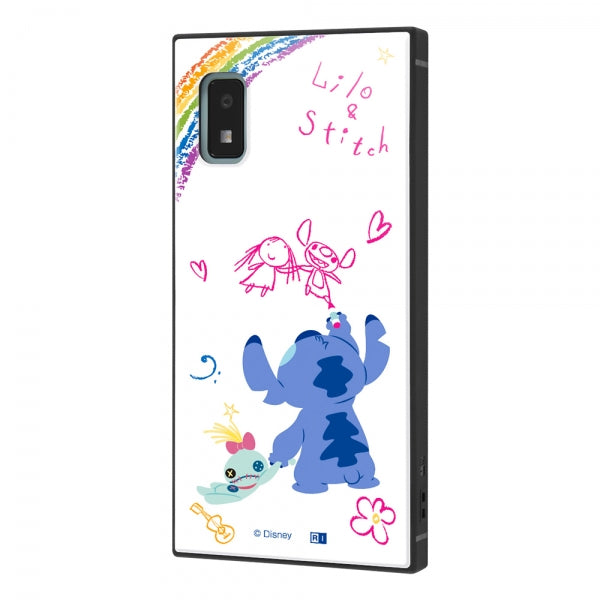 AQUOS wish2/AQUOS wish用】『ディズニーキャラクター』/耐衝撃ハイブリッドケース KAKU/『リロ＆スティッチ/落書き』 /  『リロ＆スティッチ/落書き』