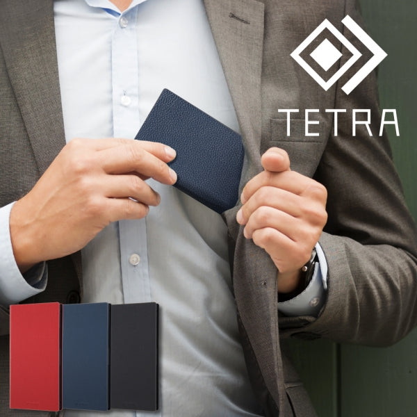 耐衝撃 手帳型レザーケース TETRA サイドマグネット