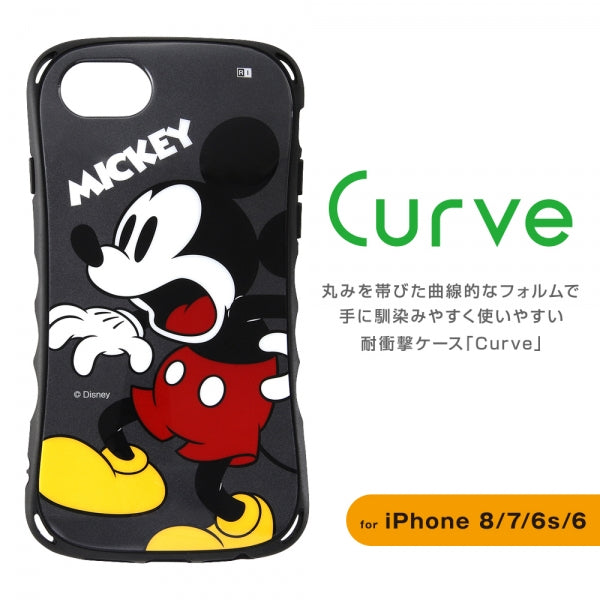 『ディズニーキャラクター』/耐衝撃ケース Curve