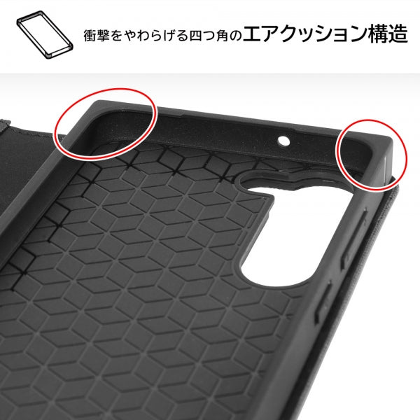 耐衝撃 手帳型レザーケース KAKU Durable