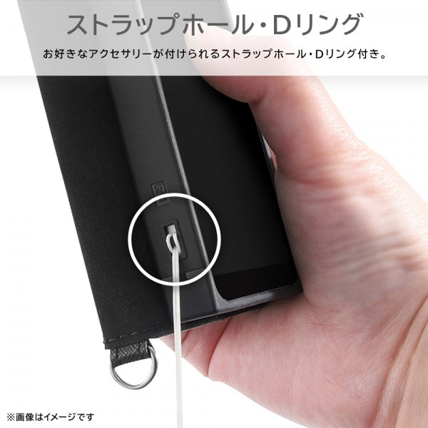 耐衝撃 手帳型レザーケース KAKU Durable