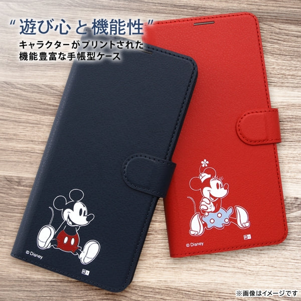 『ディズニーキャラクター』/耐衝撃 手帳型レザーケースマグネット