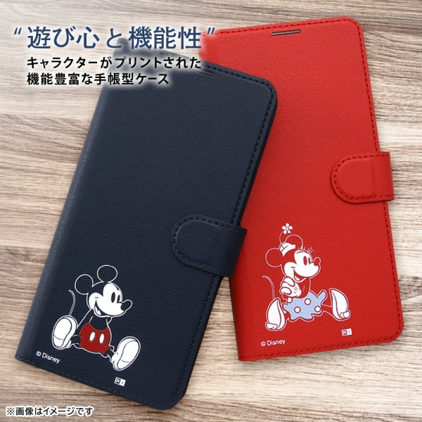 『ディズニーキャラクター』/耐衝撃 手帳型レザーケースマグネット